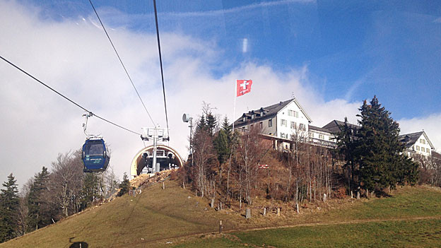 Sie fährt! Die Gondelbahn auf den Weissenstein ist